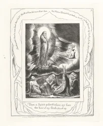 Dann ging ein Geist vor meinem Gesicht vorbei, das Haar meines Fleisches stand auf, 1825